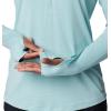 Columbia Womens Endless Trail Half Zip Mesh Long Sleeve(Aqua Haze)