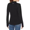 Columbia Womens Endless Trail Half Zip Mesh Long Sleeve(Black)