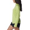 Columbia Womens Endless Trail Half Zip Mesh Long Sleeve(Napa Green)