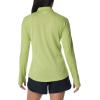 Columbia Womens Endless Trail Half Zip Mesh Long Sleeve(Napa Green)