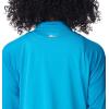 Columbia Womens Endless Trail Half Zip Mesh Long Sleeve(Ocean Blue)