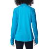 Columbia Womens Endless Trail Half Zip Mesh Long Sleeve(Ocean Blue)