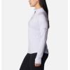 Columbia Womens Endless Trail Half Zip Mesh Long Sleeve(Purple Tint)
