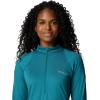 Columbia Womens Endless Trail Half Zip Mesh Long Sleeve(River Blue)