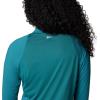 Columbia Womens Endless Trail Half Zip Mesh Long Sleeve(River Blue)