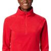 Columbia Womens Glacial Iv Half Zip(Red Lily)