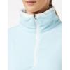 Columbia Womens Glacial Iv Half Zip(Spring Blue/White)