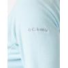 Columbia Womens Glacial Iv Half Zip(Spring Blue/White)