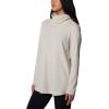 Columbia Womens Holly Hideaway Waffle Cowl Neck Pullover, Dark Stone, Medium