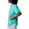 Columbia Women’s PFG Tamiami II Short Sleeve Shirt(Electric Turquoise)
