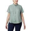Columbia Women’s PFG Tamiami II Short Sleeve Shirt(Light Lichen)