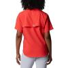 Columbia Women’s PFG Tamiami II Short Sleeve Shirt(Red Hibiscus)
