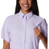Columbia Women’s PFG Tamiami II Short Sleeve Shirt(Soft Violet)