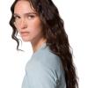 Columbia Womens PFG Uncharted Knit Long Sleeve(Crushed Blue Heather)
