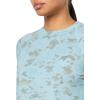 Columbia Womens PFG Uncharted Knit Long Sleeve(Crushed Blue Uncharted Waters)