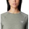 Columbia Womens PFG Uncharted Knit Long Sleeve(Cypress Heather)