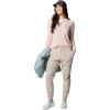 Columbia Womens PFG Uncharted Knit Long Sleeve(Faux Pink Heather)