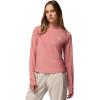Columbia Womens PFG Uncharted Knit Long Sleeve(Rosewood Heather)
