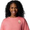 Columbia Women’s Rolling Bend Graphic Oversized Tee(Alpenglow/Floral Fun)
