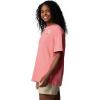 Columbia Women’s Rolling Bend Graphic Oversized Tee(Alpenglow/Floral Fun)