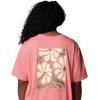 Columbia Women’s Rolling Bend Graphic Oversized Tee(Alpenglow/Floral Fun)