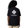 Columbia Women’s Rolling Bend Graphic Oversized Tee(Black/Csc Stacked Gem)