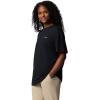 Columbia Women’s Rolling Bend Graphic Oversized Tee(Black/Csc Stacked Gem)