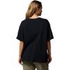 Columbia Women’s Rolling Bend Graphic Oversized Tee(Black/First on Trail)