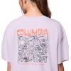 Columbia Women’s Rolling Bend Graphic Oversized Tee(Lavender Pearl/Mountainview)