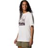 Columbia Women’s Rolling Bend Graphic Oversized Tee(Sea Salt/Linear View)