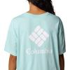 Columbia Women’s Rolling Bend Graphic Oversized Tee(Spray/Csc Stacked Gem)