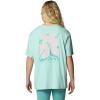 Columbia Women’s Rolling Bend Graphic Oversized Tee(Spray/Floral Fun)