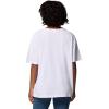 Columbia Women’s Rolling Bend Graphic Oversized Tee(White/First on Trail)