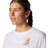 Columbia Women’s Rolling Bend Graphic Oversized Tee(White/Floral Fun)