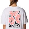 Columbia Women’s Rolling Bend Graphic Oversized Tee(White/Floral Fun)