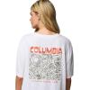 Columbia Women’s Rolling Bend Graphic Oversized Tee(White/Mountainview)