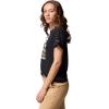 Columbia Womens Ruby Springs Graphic Fitted Short Sleeve(Black/Get Hiked)