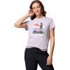 Columbia Womens Ruby Springs Graphic Fitted Short Sleeve(Lavender Pearl/Get Hiked)