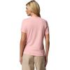 Columbia Womens Ruby Springs Graphic Fitted Short Sleeve(Pink Sand/Get Hiked)
