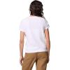 Columbia Womens Ruby Springs Graphic Fitted Short Sleeve(White/Get Hiked)