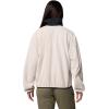 Columbia Womens Sequoia Grove Half Zip Fleece Jacket, Dark Stone/Black, Large