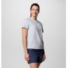 Columbia Womens Sun Trek Short Sleeve Ii(Cirrus Grey Heather)