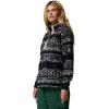 Columbia womens Benton Springs Printed 1/2 Snap(Black Deschutes Days)