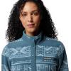 Columbia womens Benton Springs Printed 1/2 Snap(Everblue Deschutes Days)