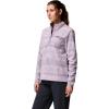 Columbia womens Benton Springs Printed 1/2 Snap(Shale Purple Deschutes Days)