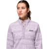 Columbia womens Benton Springs Printed 1/2 Snap(Shale Purple Deschutes Days)
