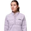 Columbia womens Benton Springs Printed 1/2 Snap(Shale Purple Deschutes Days)