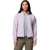 Columbia womens Benton Springs Relaxed Full Zip(Lavender Pearl)