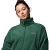 Columbia womens Benton Springs Relaxed Full Zip(Rain Forest)