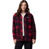 Columbia womens Benton Springs Shirt Jacket II(Mountain Red Omblur Tonal)
